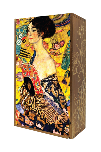 Lady with fan (1918) - Gustav Klimt - Olio su tela
